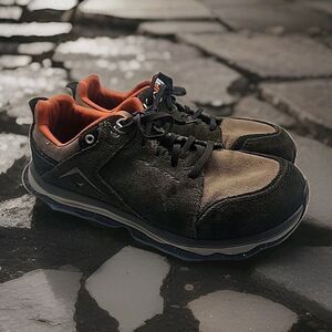 Altra Men’s LP Alpine Forest Night Suede Trail Hiking Shoes Size 9 M Retro